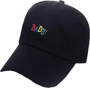 [Foetest] Adjustable Baseball Cap Colorful Daddy Hat Headdress Leisure Dad-Cap Hat Sunhat Hip-Hop Flat Snapback Metal Buckle