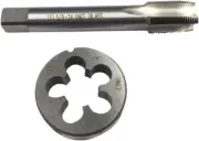 5/8"-24 HSS Tap And Die Set UNEF Machine Thread Tap And UNEF Round Thread Die