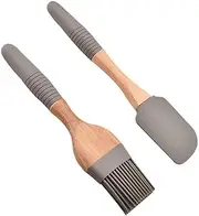 MERRYHAPY Silicone Baking Tool Kit Includes Scraper Brush Basting Brush BBQ Non- to Use