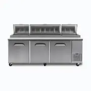 Bromic Refrigeration Bromic Three-Door Food Prep Counter PP2370 - Pizza Prep ...