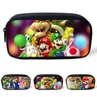 Super Mario Pencil Case Pen Bag Storage Case Make up Pouch for Kids Boys Girls.