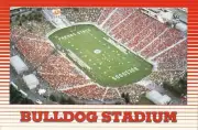 Mountain West Conference Fresno State University Bulldogs Stadium Postcard