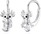 Axolotl Fish Earrings 925 Sterling Silver Hypoallergenic Jewelry Gifts for Women