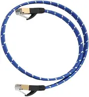 ARTIBETTER 10gbps 7 Ethernet Cable 1m Nylon Braided Network Cord High Speed Data Transfer Connectors for LAN Modem Router