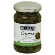 DELALLO Capote Capers / BRINE 4 Oz. Pack of 3