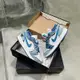 【明朝運動館】Air Jordan 1 Low 白藍 水洗丹寧 復古 低幫運動籃球鞋 DM8947-100 男女鞋耐吉 愛迪達