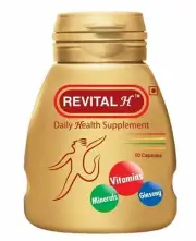 Ranbaxy Revital 60Capsules For Men Daily Health With Minerals Ginseng & Vitamin.