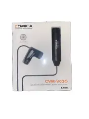 Comica XLR Microphone CVM-V02O 4.5m Omni-directional Lavalier 48v Phantom Power