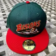 Buffalo Bisons Sliding New Era 59FIFTY MiLB 2 Tone Topperz Not Hat Club 7 1/8