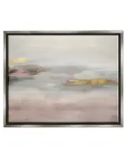 Abstract Glam Detail Arrangement Framed Floater Canvas Wall Art by Rachel Springer