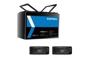 Gentrax 12V 100Ah Lithium Battery + 2x VoltX 5000mAh Power Bank