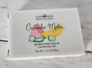 Bath & Body Works Cucumber Melon Moisture Rich Cleansing Bar Soap 1.5oz READ