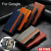 For Google Pixel 9 Pro XL 8 7 8A 9A Case Card Wallet Magnetic Flip Leather Cover