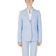 Sandro Ferrone Blue Polyester Suits & Blazer