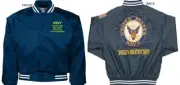 USS LOGAN APA/LPA-196 *AT*EMBROIDERED SATIN JACKET OFFICIALLY LICENSED
