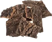 Mipcase Terrarium Decorations 10Pcs Reptile Tree Bark Lizard Climbing Tree Bark Reptile Basking Platform Reptile Platform Cork Bark Decor