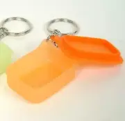 Tupperware Keychain Freezer mates Collectible Baseline Design Orange New