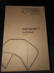 Mountain Buggy Duet Carrycot Plus Sunhood Grey Steel NEW