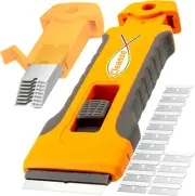 Razor Blade Scraper Tool with 15Pcs Extra Blades, Cleaning Razor Scraper for Gla