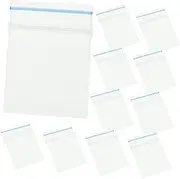 ERINGOGO 100pcs Mini Jewelry Storage Bags Pp Material Tiny Zip Lock Pouches Portable Clear Reusable Mini Sealing Bags for Collectibles Home Organizing