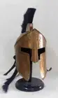 Replica Black Plume Spartan King Leonidas Medieval Knight Helmet Costumes Gift