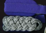 German WW1 Prussian Army Major to Colonel Rank Straps on Blue Wool repro