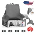 Adjustable Back Rest Pillow with Pockets - Ideal Reading Companion for All Ages