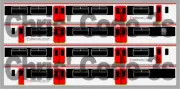 Adhesive Vinyl Coach Decal suit OO gauge Bachmann Class 150 Transport for Wales