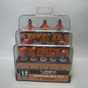 1/4 Shank Router Bit Set Router bit set 1/4 Shank 12 Piece Router bit