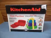 KitchenAid Cake Creations Stacking Presents Silicone Cake Pan Molds 2 Piece