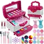 Kids Washable Makeup Toys for Girls Makeup Kit for Kids Make up Set Real Makeup