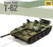 [NEW] 1/35 SOVIET ARMY T-62 TANK MILITARY PLAMODEL KIT DIORAMA ACADEMY 13553