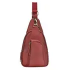 Antik Kraft Tasha Crossbody Sling (Cognac) | Vegan Leather Crossbody Bag for ...