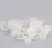 Plastic Ink Caps for Tattooing, 100Pcs Tattoo Ink Caps,Small Tattoo Cups,Tattoo Pigment Ink Cups,Disposable Tattoo Ink Caps Disposable Tattoo Ink Cups, Microblading Tattoo Ink Cups,Tattoo Pigment Caps