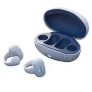 Ear Air Conduction TWS Earphone Bluetooth Wireless Headphone Panoramic Sound Sports Waterproof Ear Clip Earbuds ( White)