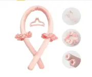 Heatless Curling Rod Headband No Heat Silk Curls Ribbon Hair Rollers Sleeping