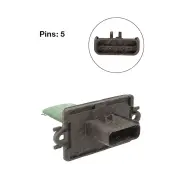 Tridon Heater Fan Resistor for Chrysler Grand Voyager 2.8 3.8L 120 142KW 5 Pins