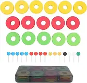 Fishing Line Storage Foam Spools Winding Board Tool Bobbin Tackle Mix Color for Convenient Organization of Fishing Gear