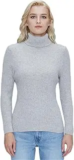 [Zozogag] Women Turtleneck Sweater Merino Wool Knitted Pullover Jumper Warm Cashmere Sweaters