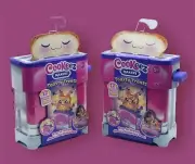 Cookeez Makery Toasty Treatz Scented Surprise Pet Plush Set of 2 Series 1 SEALED