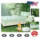 Cooling Grounding Fitted Sheet for King Bed - 90% Bamboo Viscose & Silver Fiber