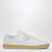 [Prada] White worn effect sneaker 10 UK White