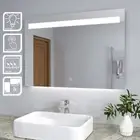 1000x700mm Anti-fog Illuminated LED Bathroom Mirror Light Touch Switch Wall Hung