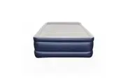 Bestway Queen Size Camping Air Bed Inflatable Flocked Mattress Built in AC Pump