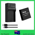 King Battery &Led Charger For Panasonic Lumix DC-TZ90 DC-TZ95 DC-GX9 DMW-BLG10 E