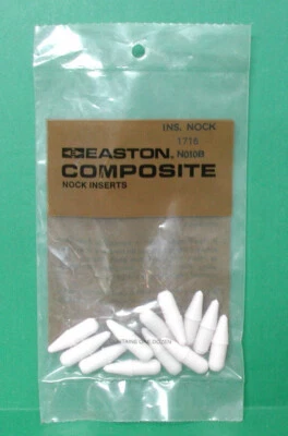 Easton Composite Nock Inserts for 1716 Aluminum Arrows - Repair Damaged Arrows