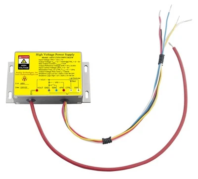 AHV12VN1500V1MAW High Voltage Power Supply 12V Input Negative 1500V 1mA Output