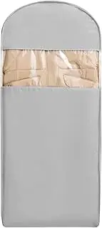 [Ghjkldha] Suit Storage Bag, Compression Garment Cover, Dustproof Clothes Organizer, 51.18x23.62 Inches Zippered Closet Saver, Lightweight Wardrobe Protector, for Jackets, Sweaters, Travel
