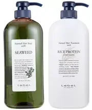 LebeL Natural Hair Soap Seaweed & Natural Hair Treatment Rice Protein 720ml each