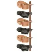 Wall Mount Metal Cowboy Hat Rack for Display and Storage Hat Collection